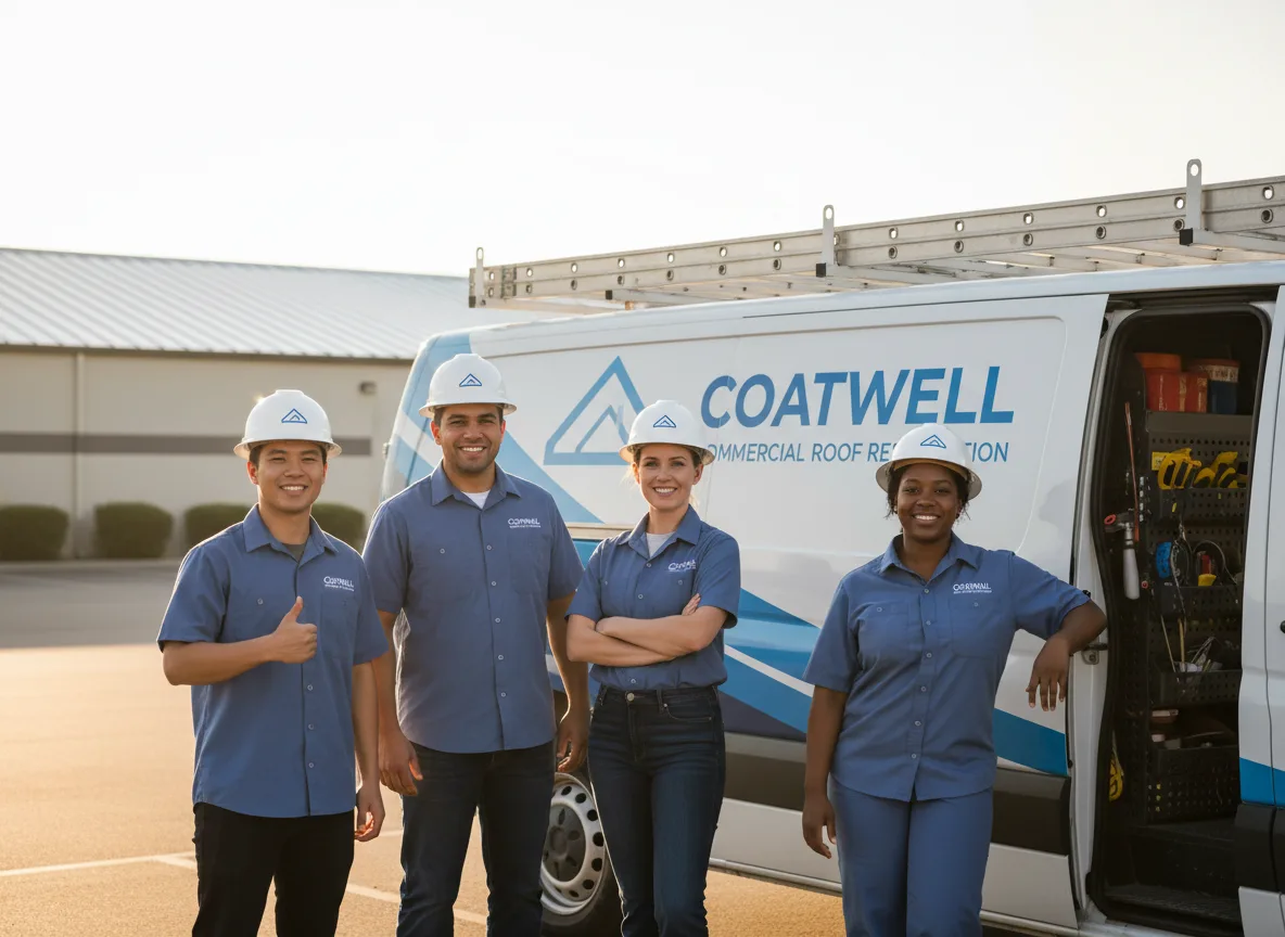 Commercial roof coating company in Michie, TN